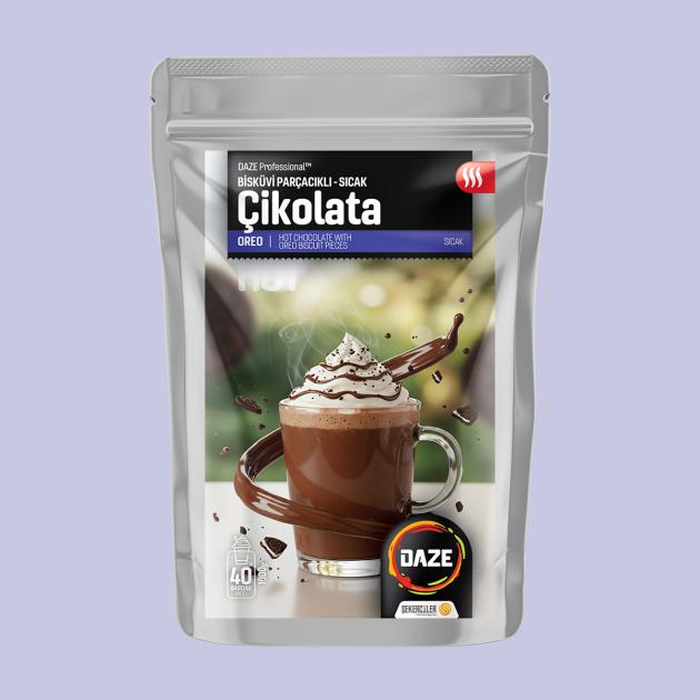 Sıcak Çikolata - Oreo Bisküvi Parçacıklı