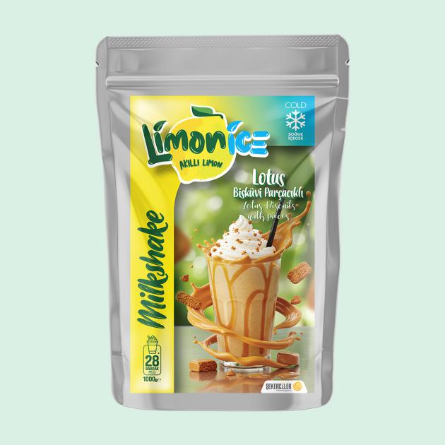 Milkshake Lotus Bisküvi Parçacıklı